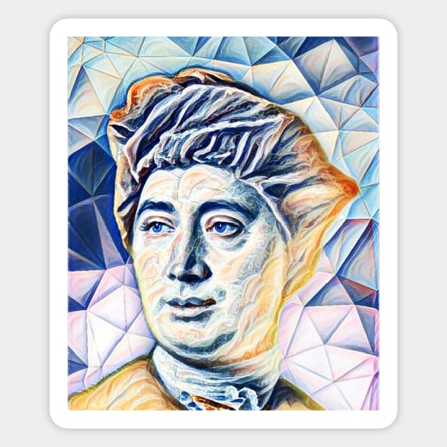 David Hume Portrait | David Hume Artwork 11 Magnet by JustLit